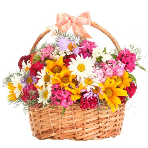 Композиция в корзине «Астральный шарм»