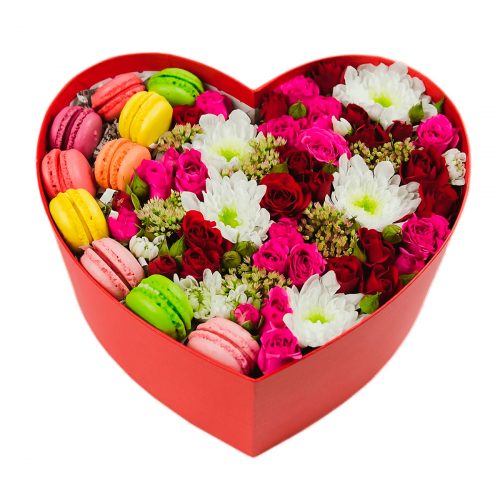 Цветочная композиция «Сердечный порыв»