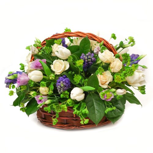 Цветы в корзинке «Вальс»