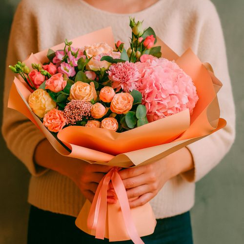 Букет цветов «Стрела купидона»