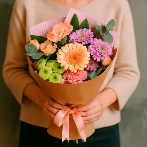 Букет цветов «Вечерний блеск»