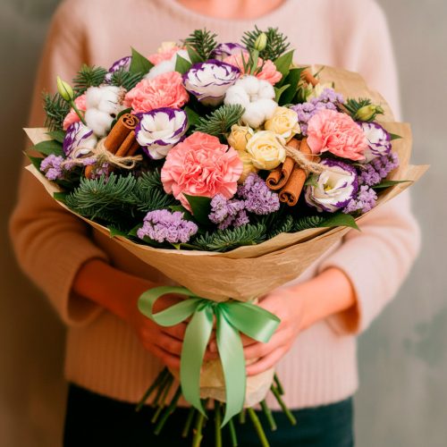 Новогодний букет «Очарование»