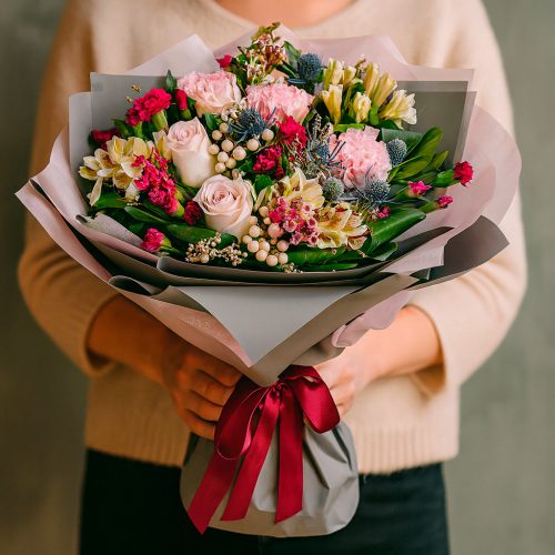 Роскошный букет «Сиреневое очарование»