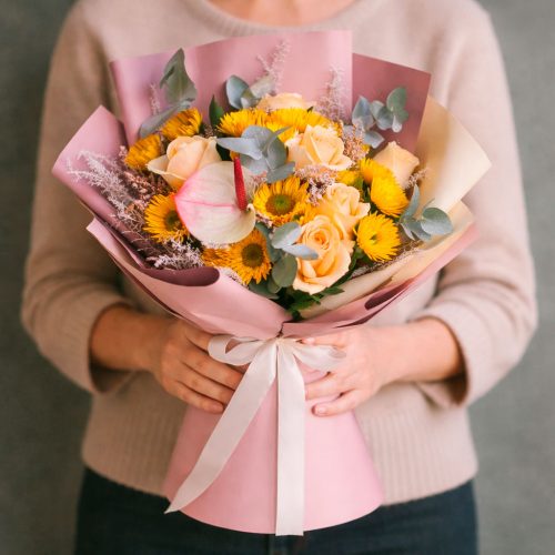 Цветочный букет «Эмоциональный всплеск»